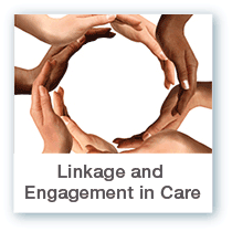 Linkage and engagement in care button